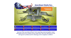 Desktop Screenshot of americandrain.net